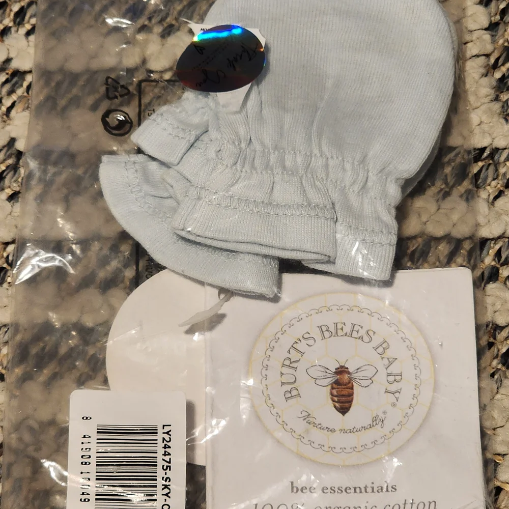 🔴Burt's Bees Baby Blue Cozy Underwear & Socks